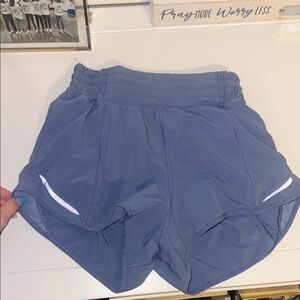 Blue lululemon shorts
